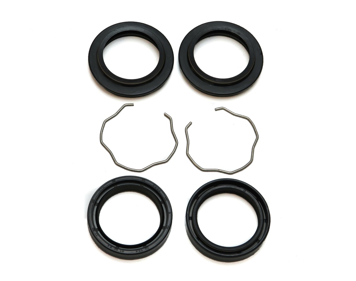 Fork Oil Seals, Dust Covers & Retaining Clip For Kawasaki ZX-6R