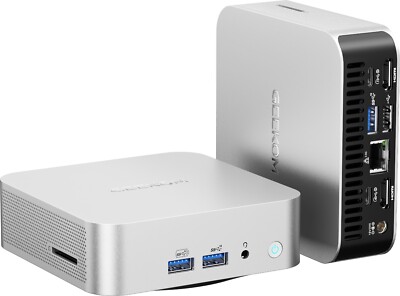 GEEKOM A8, Mini PC mit AMD Ryzen 9 8945HS Prozessor, 32 GB RAM, 2 TB SSD, Win 11