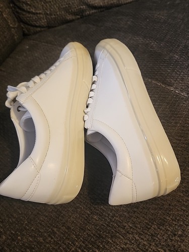 VINCE MENS FULTON RUBBER DIPPED IVORY LEATHER SNEAKER SIZE 9.5 M - Picture 22 of 22
