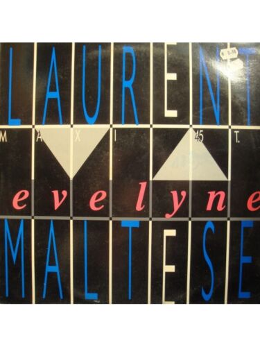 LAURENT MALTÈSE evelyne (2 versions) MAXI 12" 1988 CBS EX++ - Picture 1 of 3