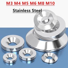 Stainless Steel Screws Cup Washers Countersunk Finishing Washer M3M4M5M6M8M10