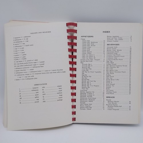 Vintage 1975 Odessa Texas The Blue Denim Gourmet Cookbook Spiralbound - Picture 10 of 11