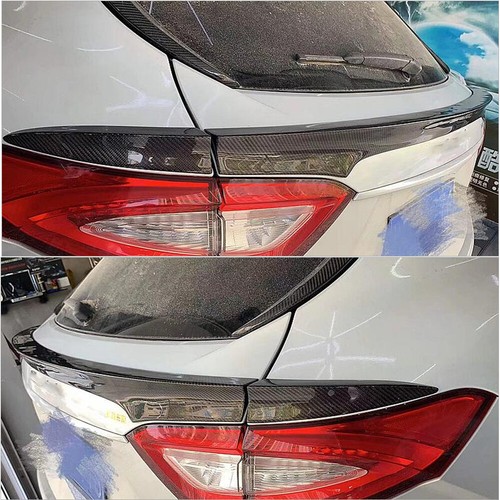 Real Carbon Rear Middle Trunk Spoiler Wing Fit For Maserati Levante 2016-2019 - Picture 6 of 13