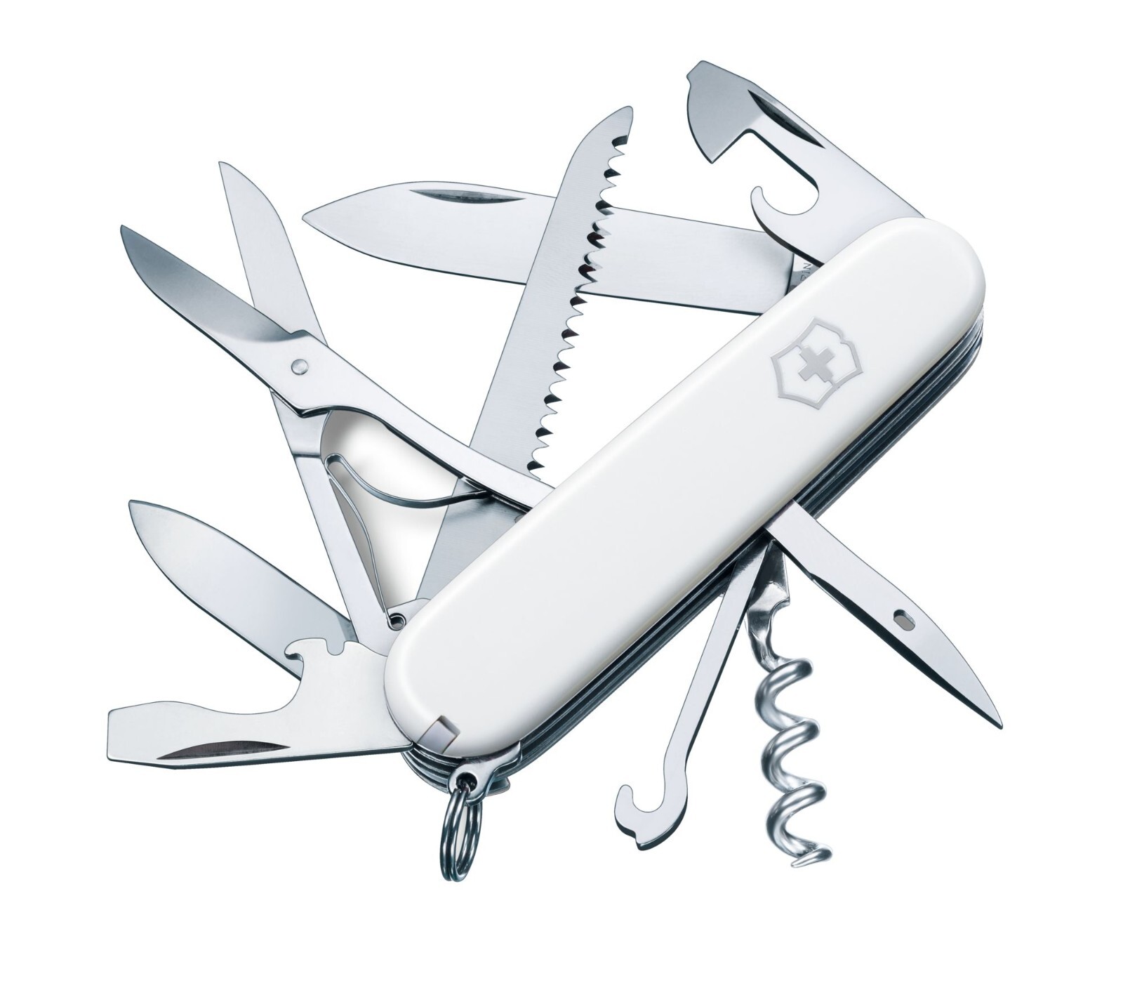 COLTELLINO VICTORINOX HUNTSMAN WHITE BIANCO 91MM 15 FUNZ SWISS ARMY KNIFE ► NEWS