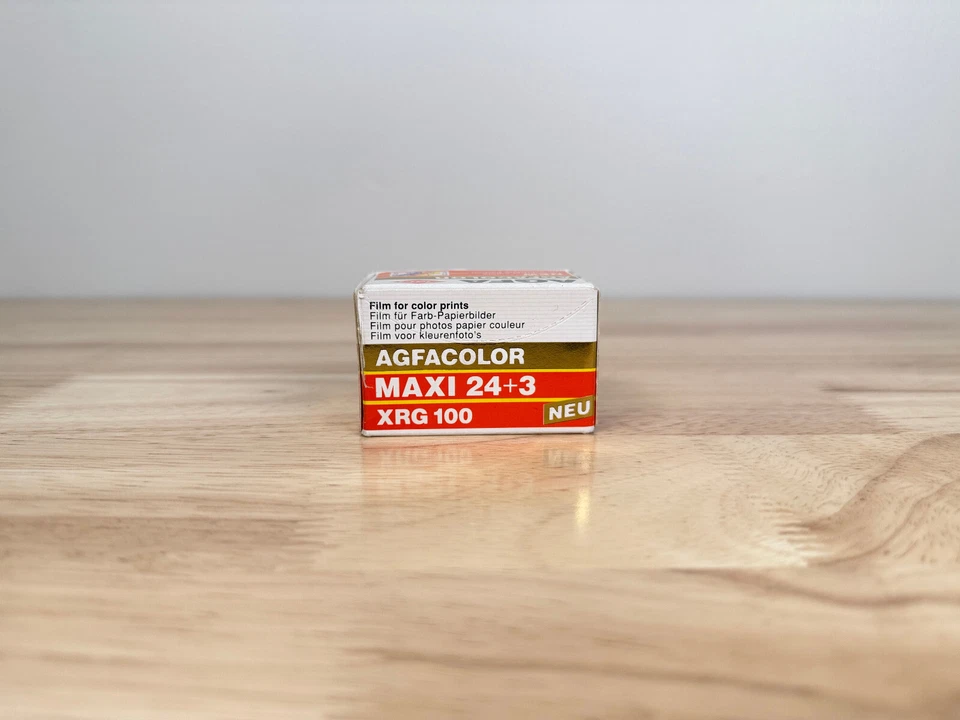 New Sealed AGFA Agfacolor XRG 100 27 Exp. Color Film Expired 07/1993 NOS 35mm - Image 3 of 4