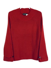 NWT Wooden Ships Sweater Size M/L Mohair Wool Hand-Knit Coastal Bohemian