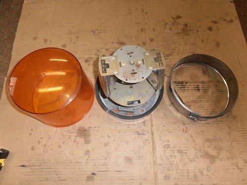 Vintage Grote 7622 Yellow Two Sealed Beam Light - Foto 2 di 16