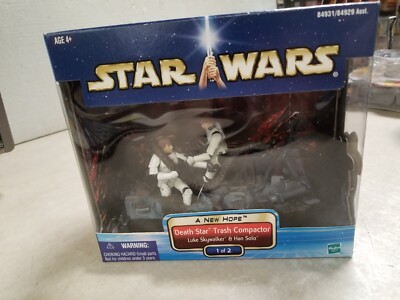 Hasbro Star Wars Death Star Trash Compactor Luke Skywalker & Han Solo