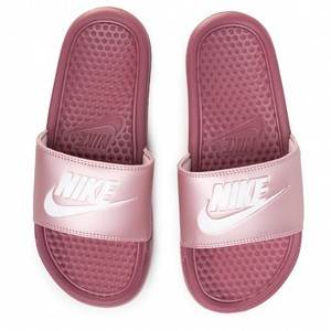 nike pink slippers