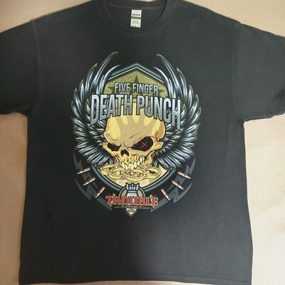 Five Finger Death Punch Trouble T-Shirt 2017