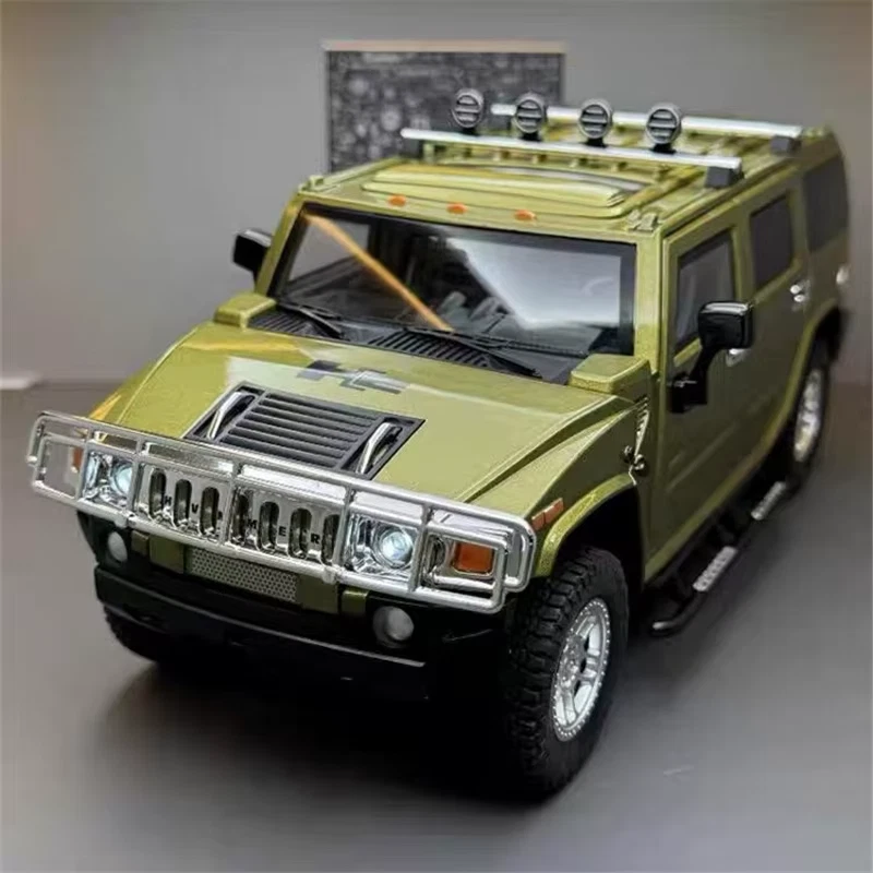 1/18 HUMMER H2 Highway 61 SUV 合金汽车模型压铸金属越野车 Ca — 第 2/4 张图片