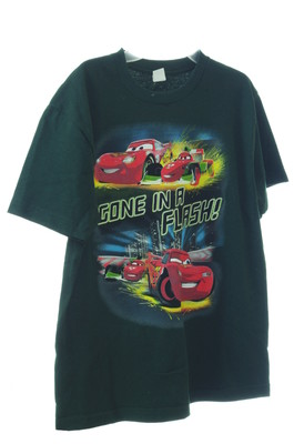 Disney Cars Boys LIGHTNING McQueen SS T Shirt Top Race Car XS SM