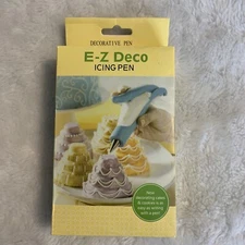 Icing Pen 11 Piece Set 4 Bags 2 Couplers 4 Writing Tips 1 Universal Adapter NIB