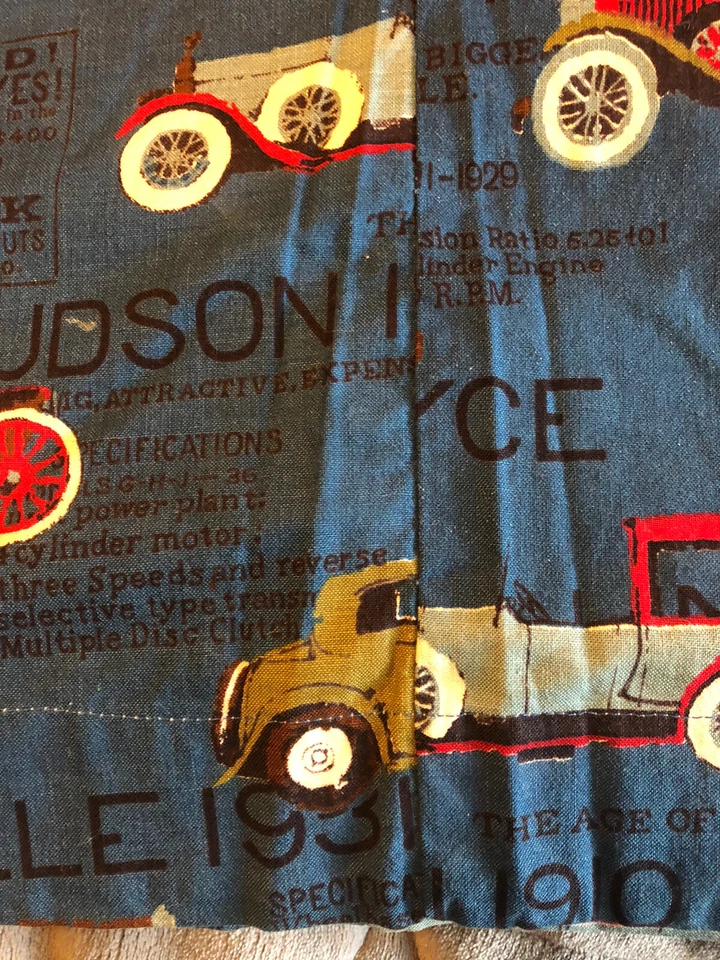 Vintage Antique1900's car Automobile Cotton Twill Fabric Hudson Rolls Royce ++++ - Image 3 of 4