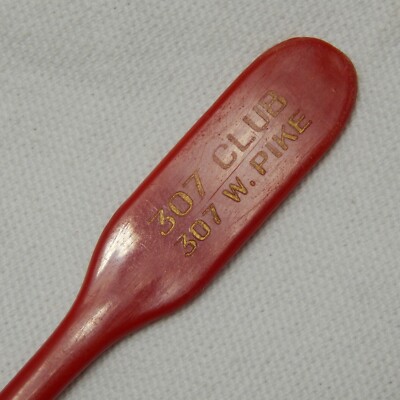307 CLUB 307 WEST PIKE SWIZZLE STICK 
