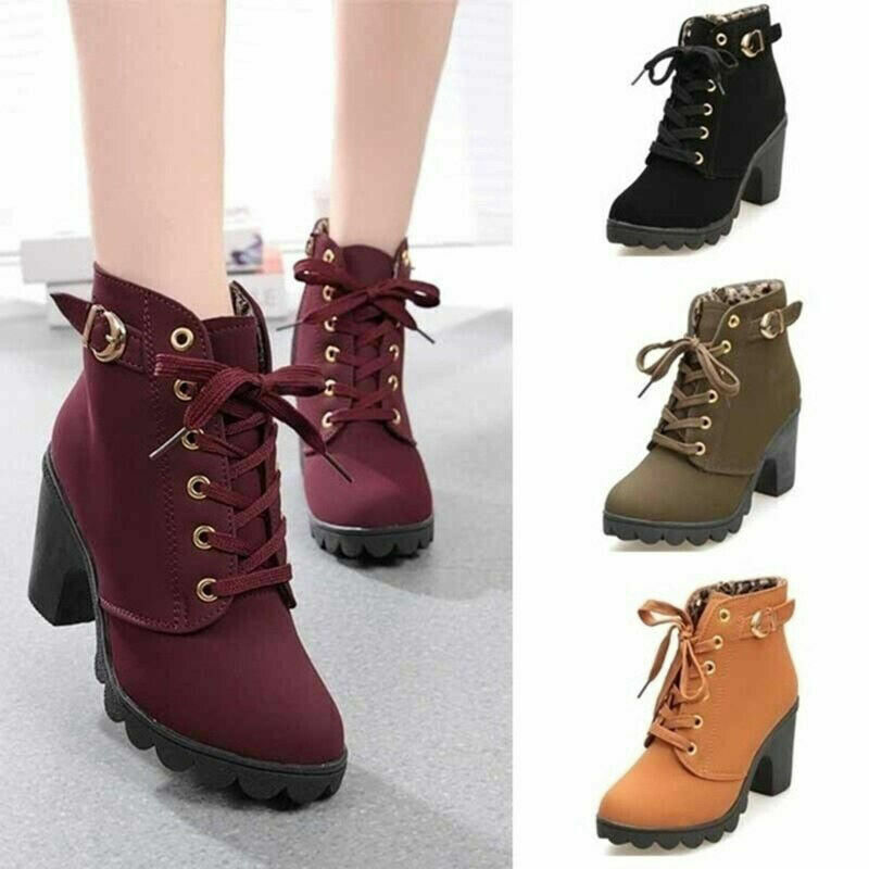 Botas De Tacón A la Rodilla De Gamuza De Mujer | eBay