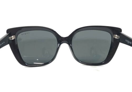 Vogue Sunglasses VO5337-S W44/87 Polished Black Cat Eye Frames with Grey Lenses - Picture 9 of 13