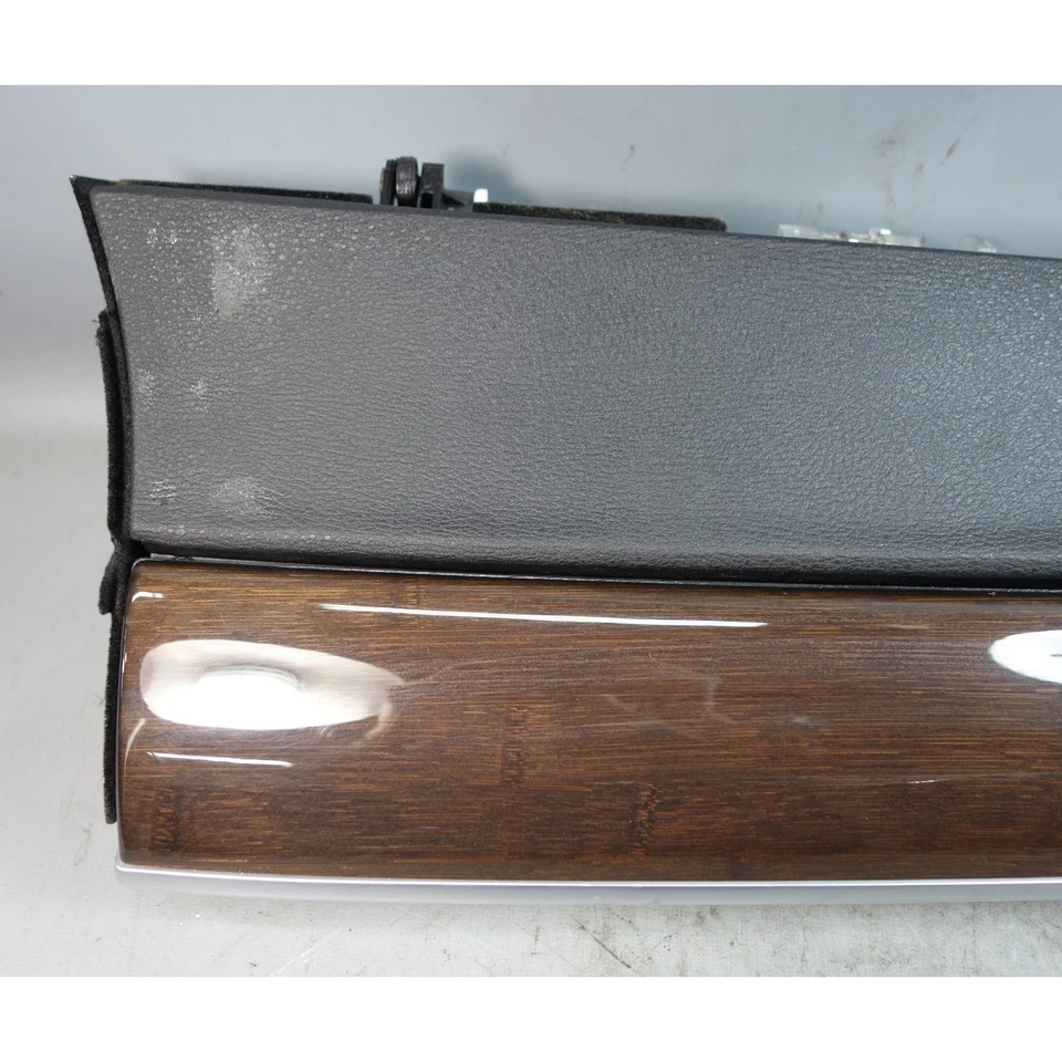 07-13 BMW E70 X5 E71 X6 Interior Guantera Conjunto Puerta Bambú Madera Negro Fabricante de Equipo Original Foto 3 de 4