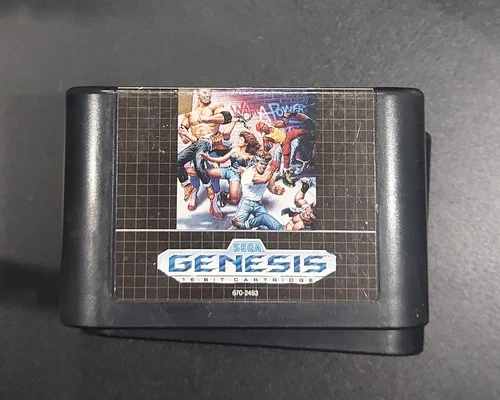 Sega Genesis Streets of Rage 2 vintage original video game loose cartridge 1992
