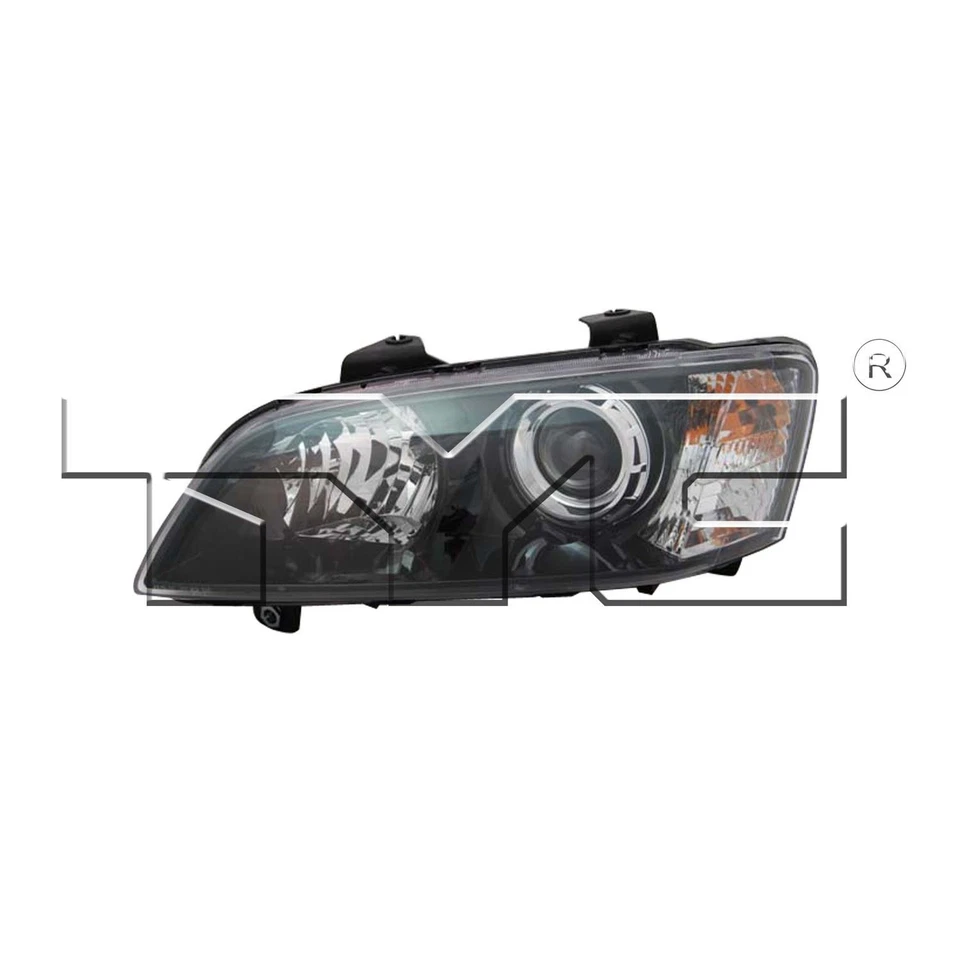 Conjunto de faros TYC 20-12214-00 para 08-09 Pontiac G8 Foto 4 de 4
