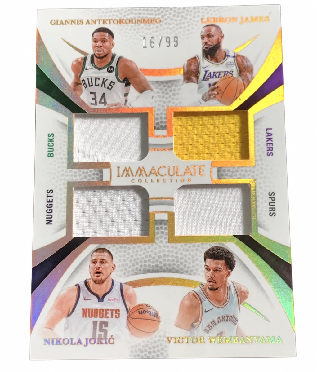 Panini LeBron James Piece of Authentic Basketball Trading Cards