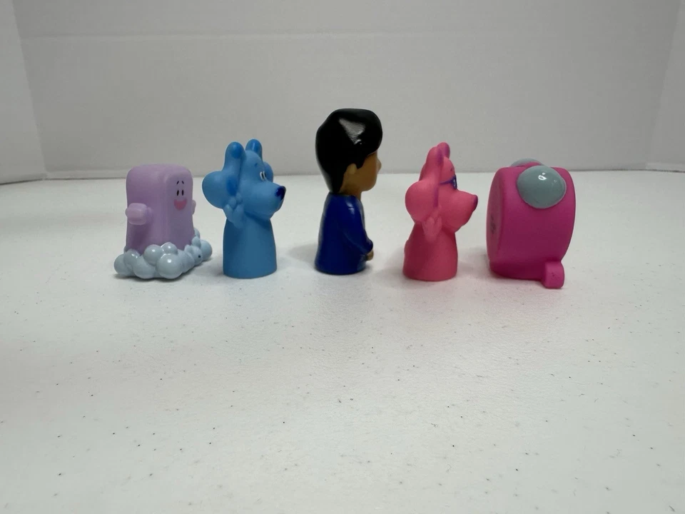 Marionetas de baño de 5 dedos Blue's Clues & You - Josh, Blue, Magenta & Friends Foto 4 de 4