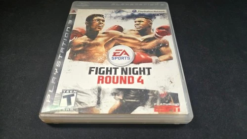 Fight Night Round 4 Boxing EA SPORTS Sony Playstation 3 PS3 MINT disc COMPLETE-!