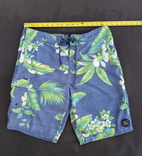 O'Neill Board Shorts Blue Green Floral Size 34