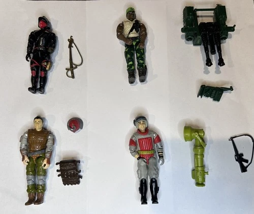 Vintage Hasbro 1980s 1990s G.I.Joe Cobra 3.75” Action Figure Lot