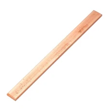 Copper Bar, 1/5"x0.79"x9.8" Pure Copper Strip for Craft Science Class, 1 Pcs