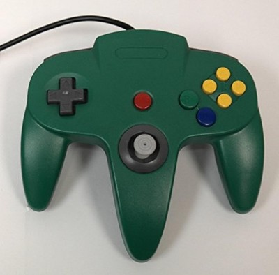 Replacement Nintendo 64 Classic Wired Controller Green For N64 Brand New 3994