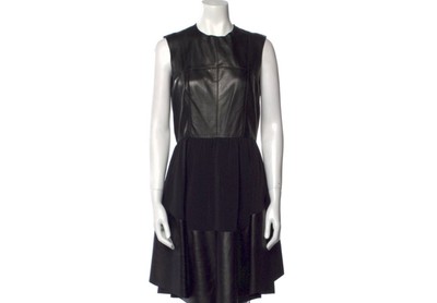 MAISON RABIH KAYROUZ LAMB LEATHER KNEE LENGHTH DRESS(FR.38/US 6)