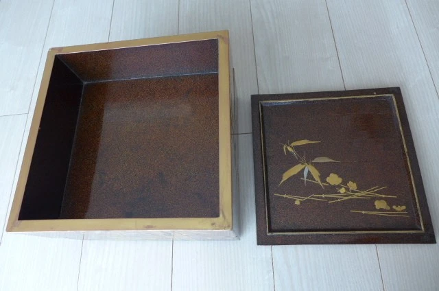 Jubako Bento Box Japanese Buy it now Wooden lacquer period item motherofpearl Sh