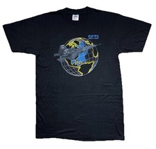 Vintage Lockheed Martin x Boeing YF-22 Aircraft T-Shirt Oneita 100% Cotton XXL