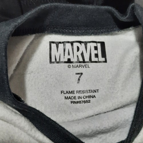 Marvel Boys 7 Long Sleeve Shirt and Pajama Pants - Picture 3 of 4