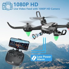 UNTEI Drone - 2K Camera Drones with Gravity Control and Altitude Hold - Black