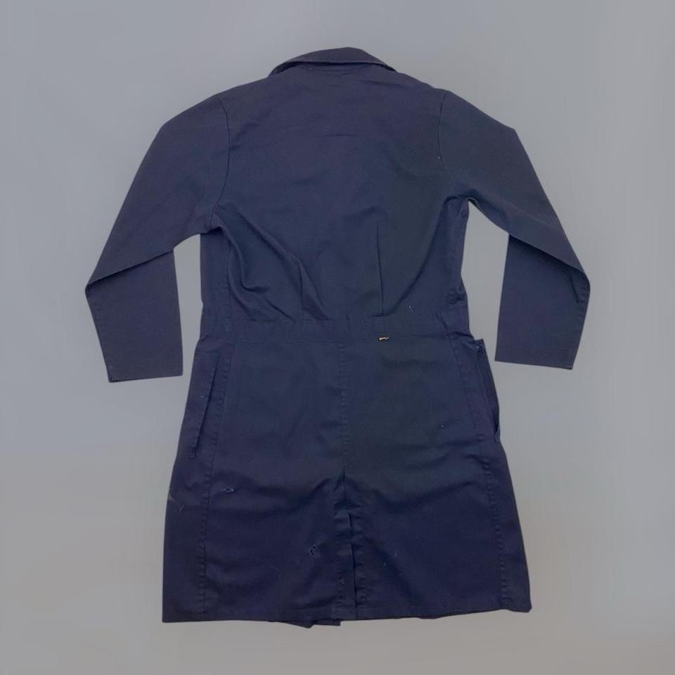 VTG 50s 60s Unitog Shop Engineer Button Jacket Coat Adult M Blue USA Rare Union image 2