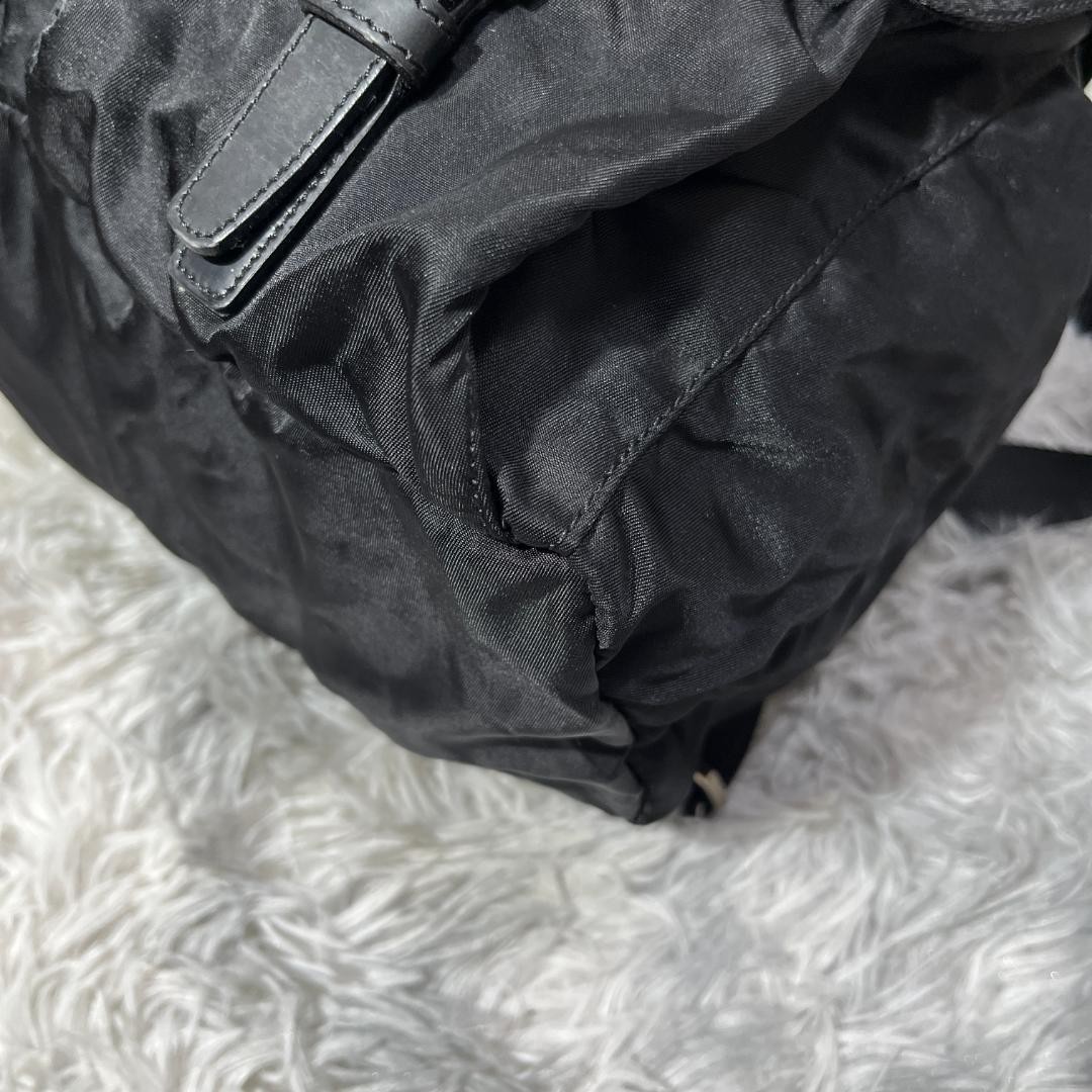PRADA Backpack Triangle Logo Nylon from japan thumbnail 9