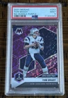TOM BRADY 05/50 - 2021 PANINI MOSAIC | NO HUDDLE PURPLE #283