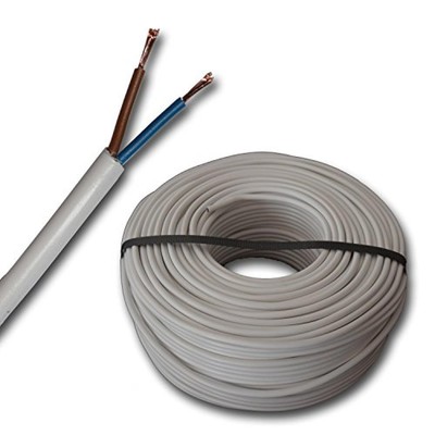 Phil Trade Cavo Elettrico Rotondo 15 Fili X 1,5 Mm² - 1 Metro - Guaina In Tessuto Nero - Per Auto, Camion, Trattori, Moto D'Epoca E Rimorchi