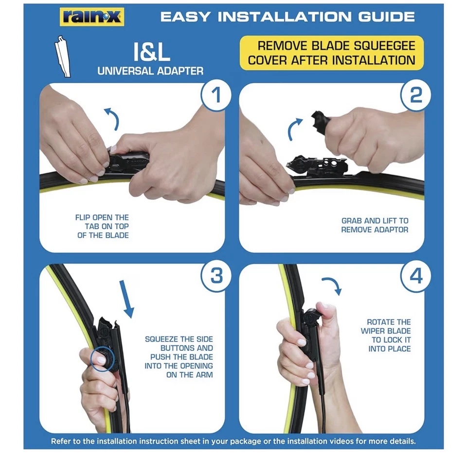 Rain-X Silicone AdvantEdge Wiper Blade 22" Windshield Wiper Blades - Image 4 of 4