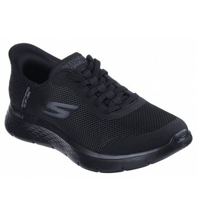Skechers GO Walk Flex Slip In Sportschuh Schwarz