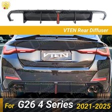 For 21-25 BMW G26 4Series M Sport Gran Coupe Dual Exhaust F1 Style Rear Diffuser