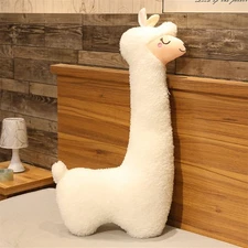 29.5" Giant Alpaca Plush Pillow Llama Stuffed Animal Toys,Soft Fluffy Llama P...