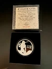 2025 Silver Age Silver Shield 1 oz 999 Silver Round Proof w COA. Conscientia #64
