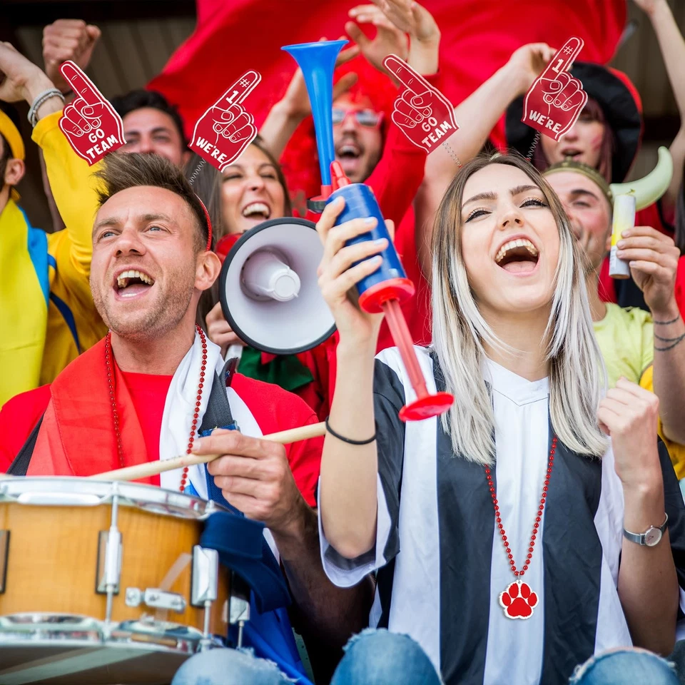 24 Piezas Pata Impresión Escuela Espíritu Semana Suministros Espuma Dedo Diadema y Pata Pri... Foto 4 de 4