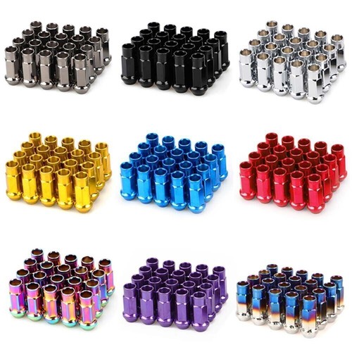 Tuercas extendidas de acero forjado de 20 piezas - Tornillos de cubo de rueda de coche para llanta \ - Imagen 18 de 22
