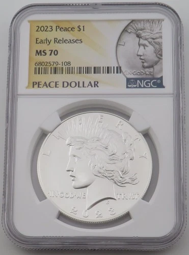 2023 Peace Dollar Early Releases $1 NGC MS 70 - 6802579-108