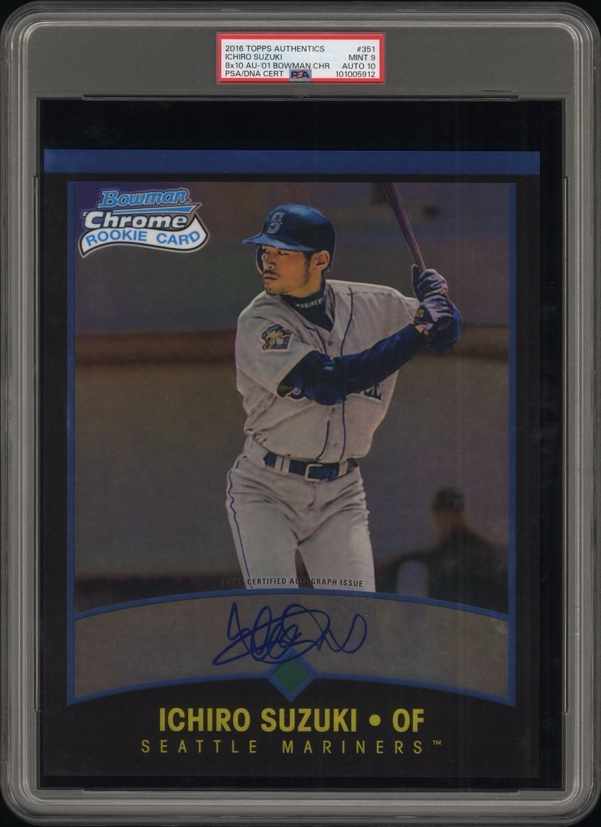 1枚限定:1/1】イチロー/2016/Topps/Tribute/Super-fractor/直書き