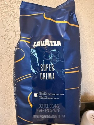Lavazza SUPER CREMA whole bean coffee 2.2lb bag